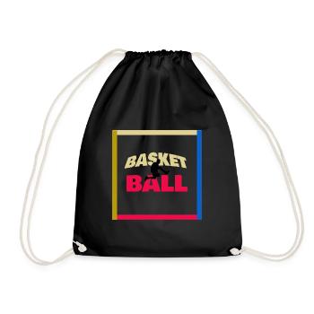 T shirt basketball - Sac de sport léger - noir - Devant