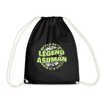 Légendes pour Asuman Femme Prénom - Sac de sport léger - noir - Devant