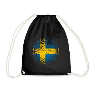 Suède - Sac de sport léger - noir - Devant