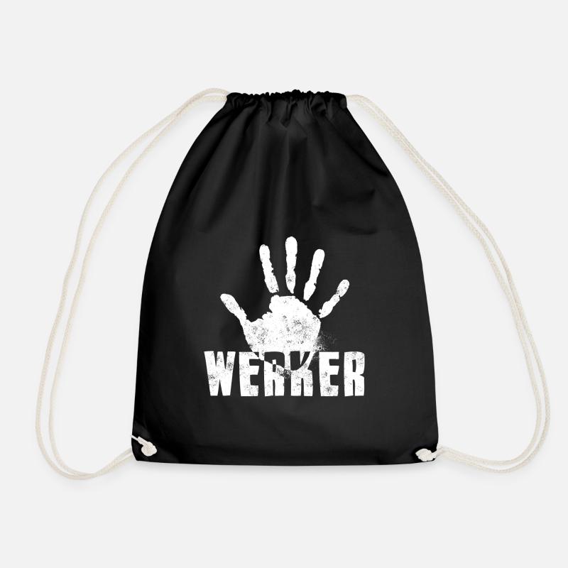 Handwerker - Turnbeutel - Schwarz