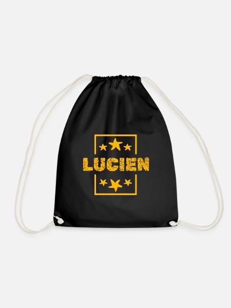 Lucien als Lucien - Turnbeutel - Schwarz