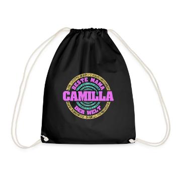 Mutter Camilla - Turnbeutel - Schwarz - Vorne