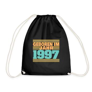 1997 - Turnbeutel - Schwarz - Vorne