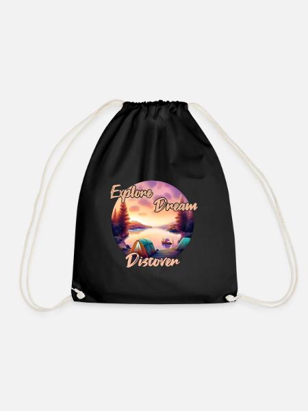 Camping Aventure Explorer Dream Discover - Sac de sport léger - noir
