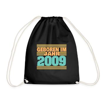2009 2009 - Turnbeutel - Schwarz - Vorne