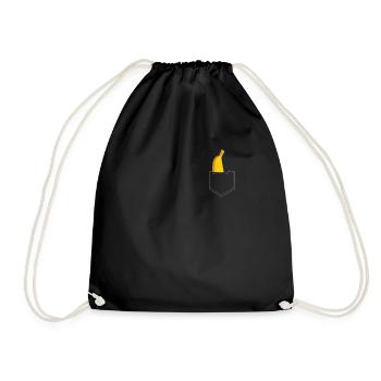 Fête de la banane - Sac de sport léger - noir - Devant