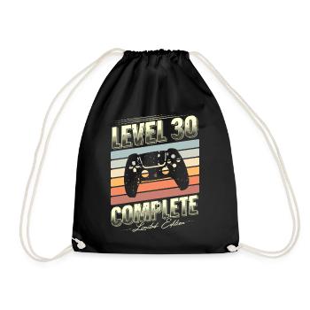 30th Birthday Level 30 Édition limitée complète - Sac de sport léger - noir - Devant
