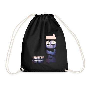 1974. Limited Edition T-Shirt Birthday Idea - Drawstring Bag - black - Front