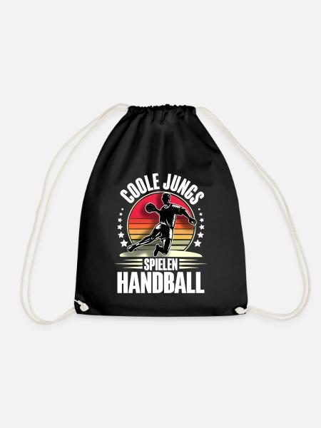 Handball Handballer - Turnbeutel - Schwarz