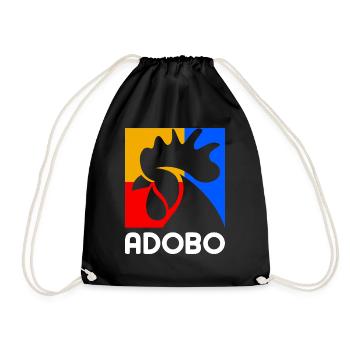 Adobo-Design für stolze Pinoys - Turnbeutel - Schwarz - Vorne