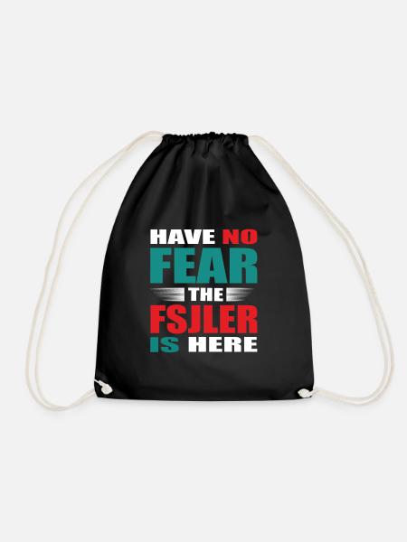 Have no Fear the FSJler is here Outfit - Turnbeutel - Schwarz