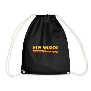 cooles New Mexico USA Bundesstaaten Design - Turnbeutel - Schwarz - Vorne