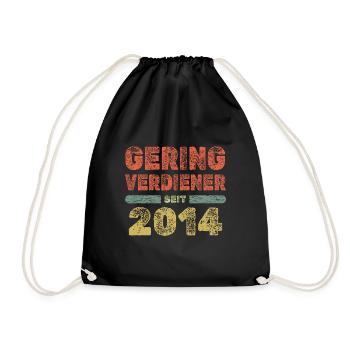 2014 - Turnbeutel - Schwarz - Vorne