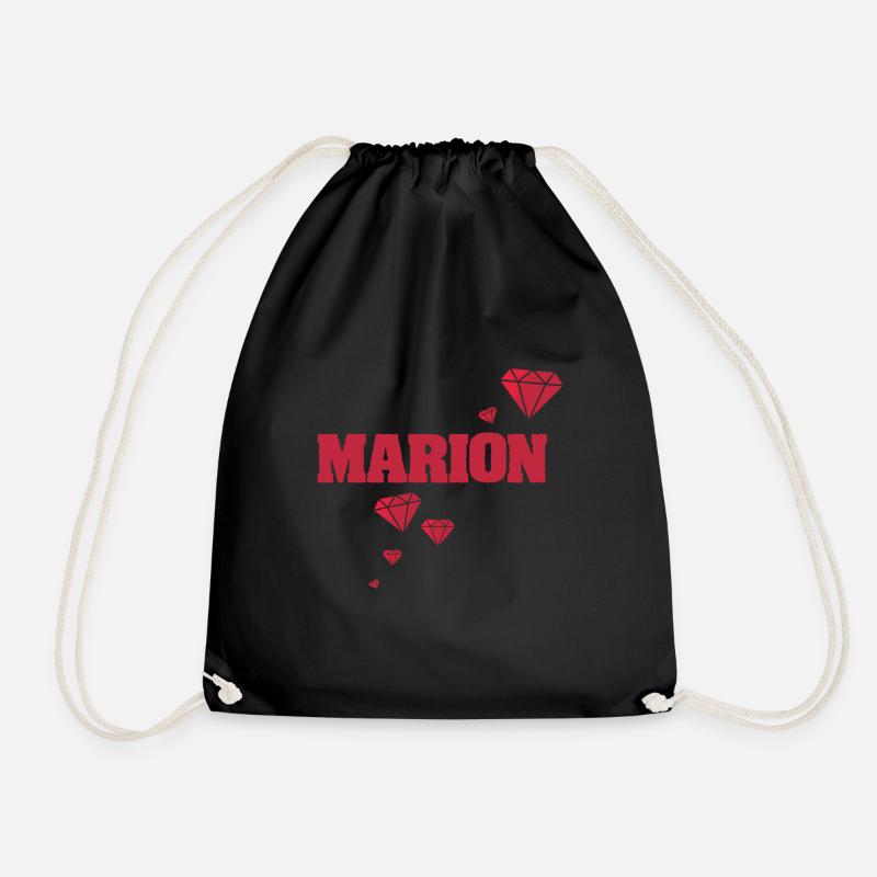 Diamant Marion - Turnbeutel - Schwarz