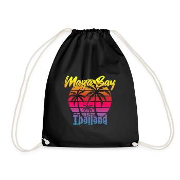 Vintage Maya Bay Thaïlande - Sac de sport léger - noir - Devant