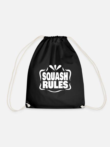 Squash Squash - Drawstring Bag - black