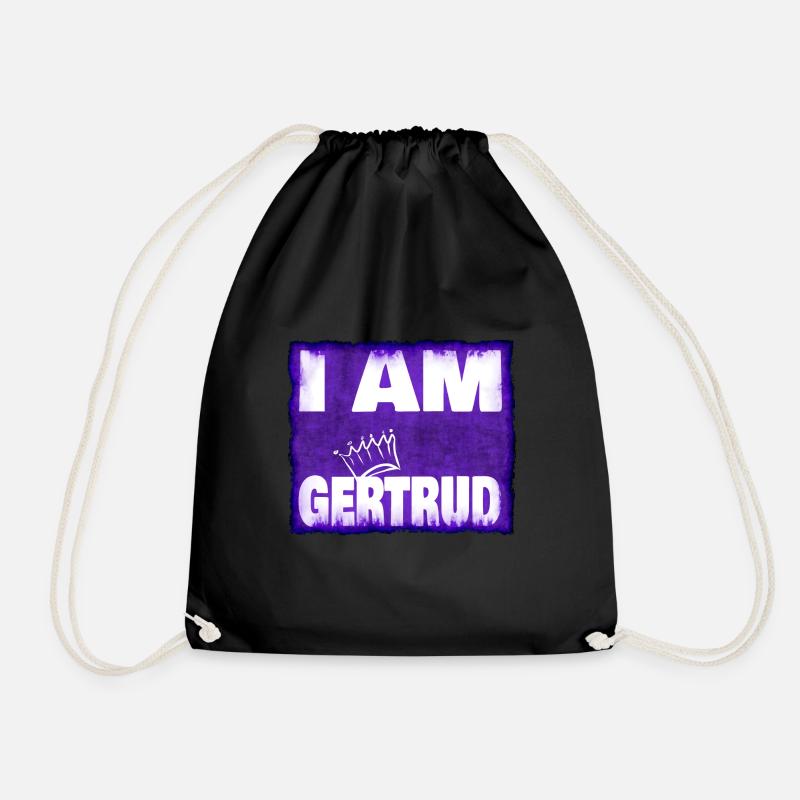 Gertrud - Turnbeutel - Schwarz