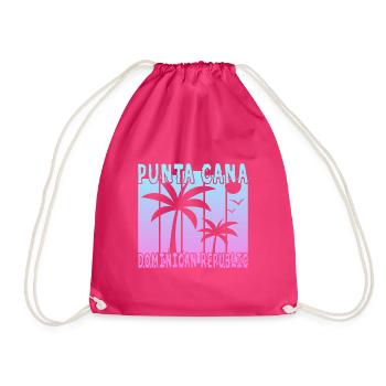 Punta Cana République dominicaine - Sac de sport léger - fuchsia - Devant