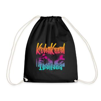 Koh Kood Thailand - Turnbeutel - Schwarz - Vorne