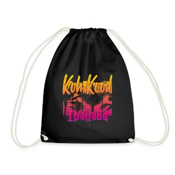 Koh Kood Thailand - Turnbeutel - Schwarz - Vorne