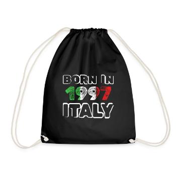 Italien 1997 - Turnbeutel - Schwarz - Vorne