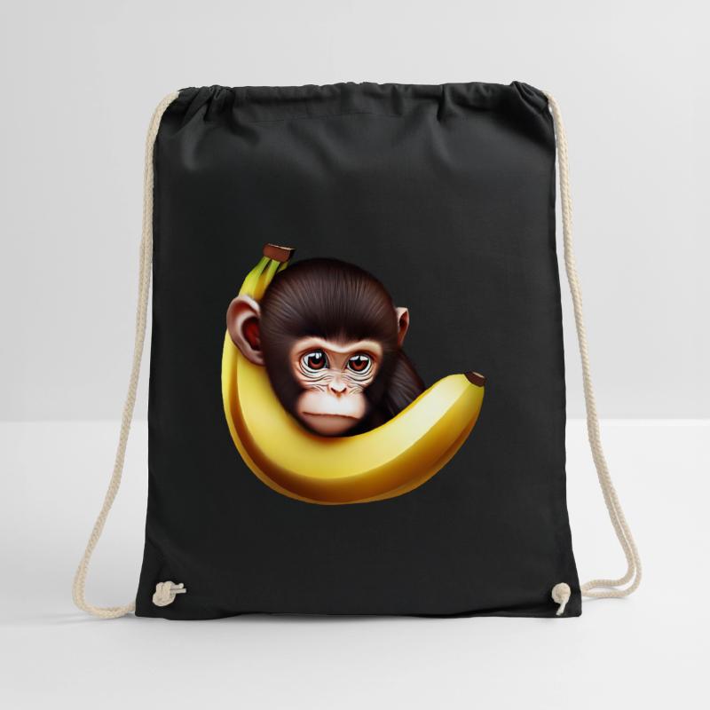 Banane à cache-cache de singe Sac de sport léger