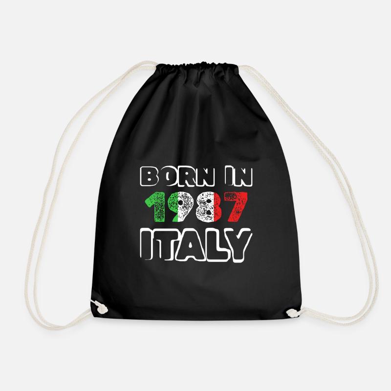 1987 - Drawstring Bag - black