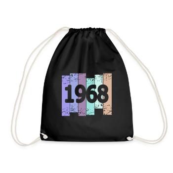 1968 - Sac de sport léger - noir - Devant