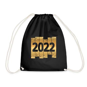 Gold 2022 - Drawstring Bag - black - Front