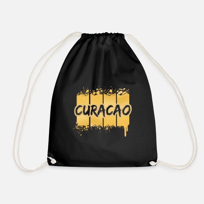 Curacao als Curacao - Turnbeutel - Schwarz