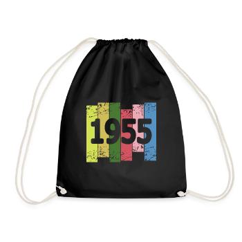 1955 - Sac de sport léger - noir - Devant