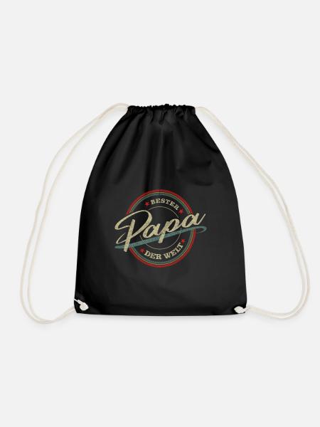Le meilleur papa du monde père cadeau de la fête des pères - Sac de sport léger - noir