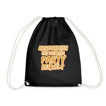 Gift for Argentina - Drawstring Bag - black - Front