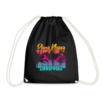 Phra Nang Thailand - Drawstring Bag - black - Front