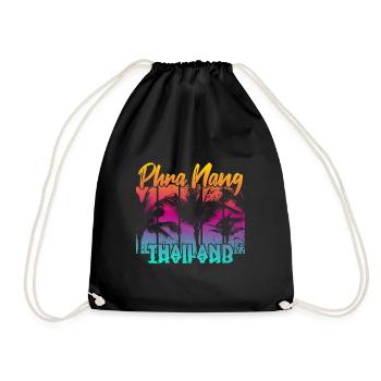 Phra Nang Thailand - Drawstring Bag - black - Front