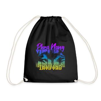 Phra Nang Thailand - Drawstring Bag - black - Front