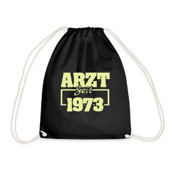 Ärztin 1973 - Turnbeutel - Schwarz - Vorne