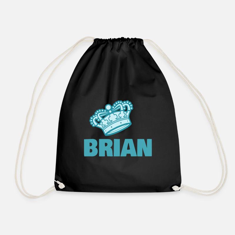 Vorname Brian - Turnbeutel - Schwarz