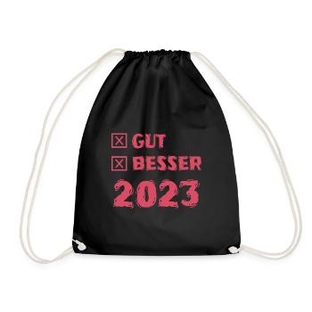 2023 - Turnbeutel - Schwarz - Vorne