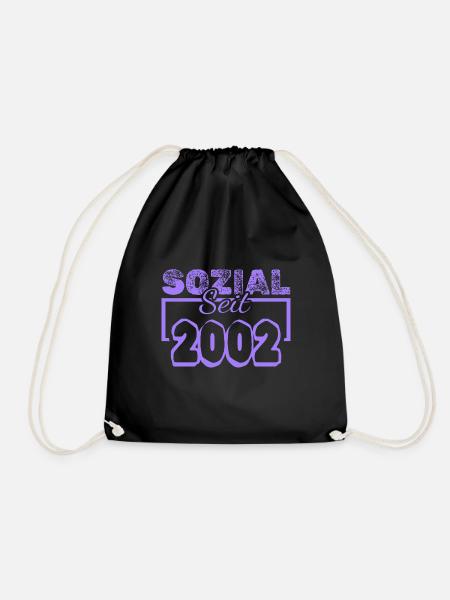 Sozialarbeiter 2002 - Turnbeutel - Schwarz