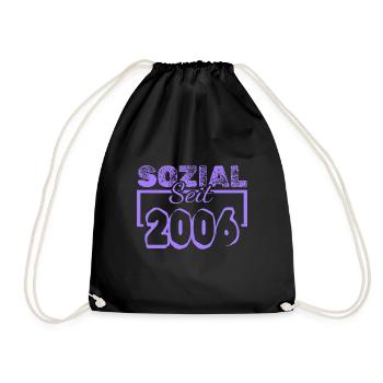 seit 2006 - Turnbeutel - Schwarz - Vorne
