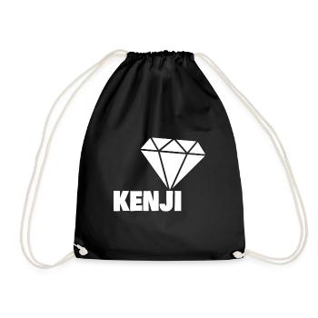 Cadeau pour Kenji - Sac de sport léger - noir - Devant