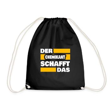 Technicien en chimie du travail - Sac de sport léger - noir - Devant