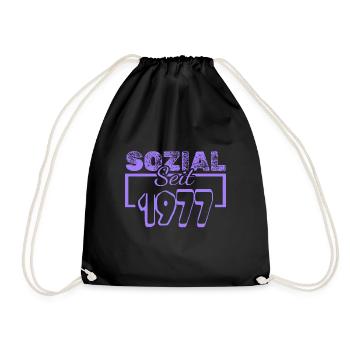 Travailleur social 1977 - Sac de sport léger - noir - Devant