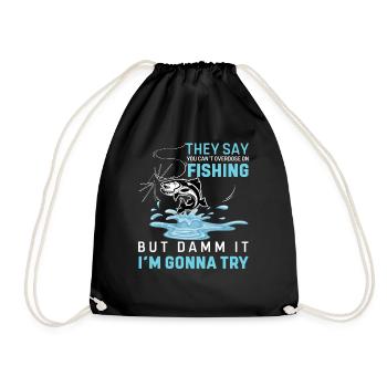 Fun And Games Until Someone Loses A Walleye - Drawstring Bag - black - Front