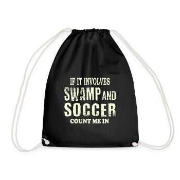 Soccer des marais - Sac de sport léger - noir - Devant