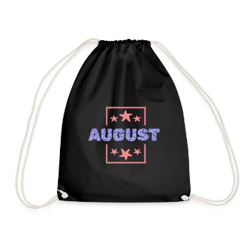 August August - Turnbeutel - Schwarz - Vorne