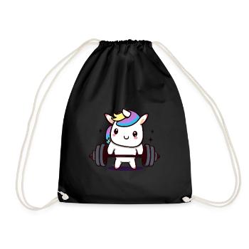 Surfing Jesus - Drawstring Bag - black - Front