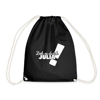 Gift for Juliet - Drawstring Bag - black - Front