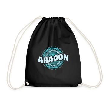 Aragon als Geschenkidee - Turnbeutel - Schwarz - Vorne